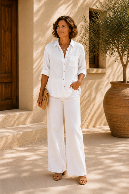 Camisa Lino | Suave y transpirable.