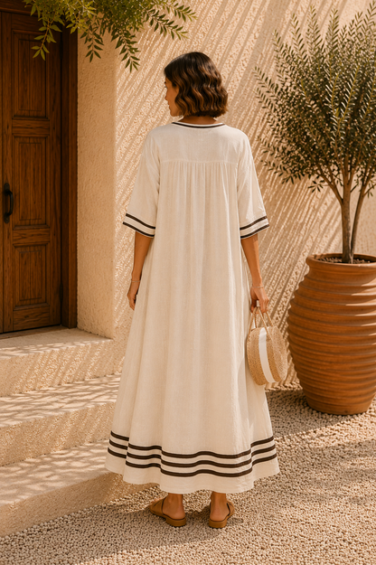 Vestido Santorini | Mediterráneo y ligero.