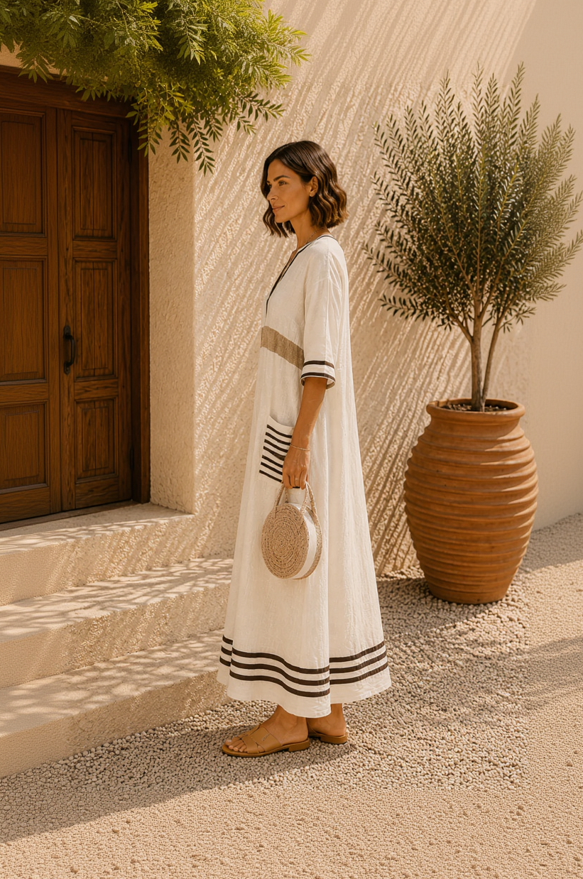 Vestido Santorini | Mediterráneo y ligero.