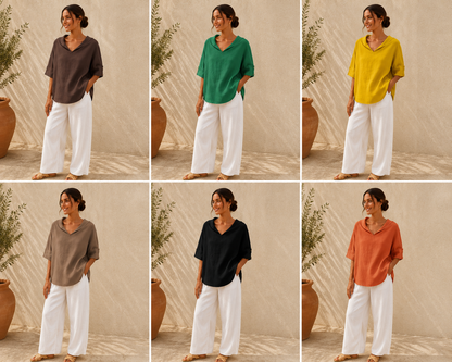 Blusa Bianca | Sencilla y elegante.