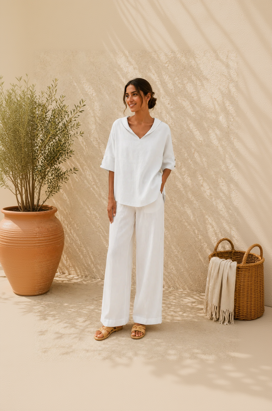 Blusa Bianca | Sencilla y elegante.