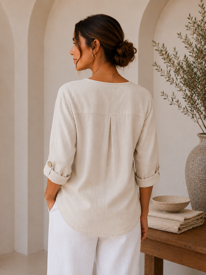 Blusa Portofino | Atemporal y cómoda.