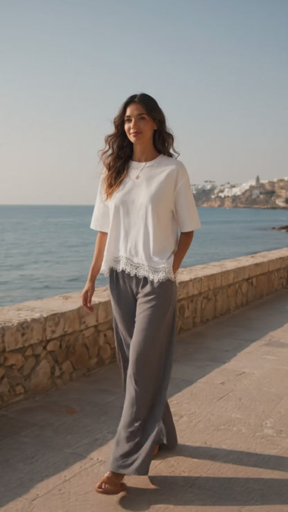 Camiseta Cillas | Elegante y femenina.